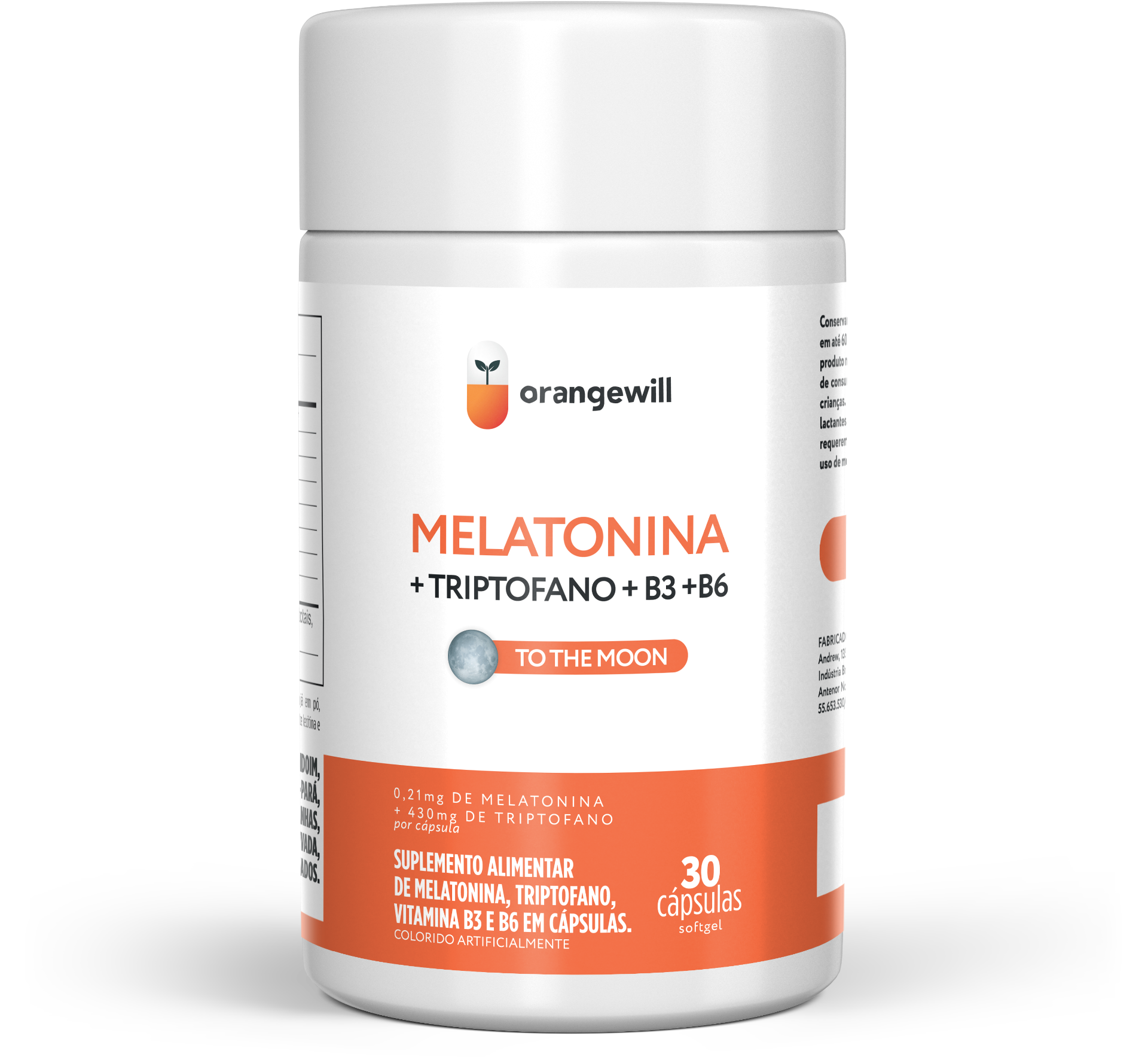 Melatonina — 1 frasco · 30 cápsulas